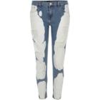 River Island Womens Alannah Cow Print Relaxed Skinny Jeans