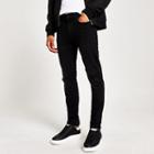 River Island Mens Sid Skinny Rip And Repair Jeans
