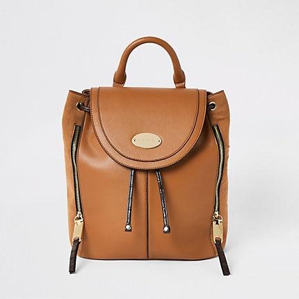 River Island Womens Flap Over Backpack