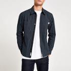 River Island Mens Long Sleeve Pinstripe Overshirt