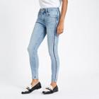 River Island Womens Petite Amelie Stripe Skinny Fit Jeans