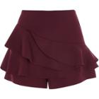 River Island Womens Tiered Frill Shorts