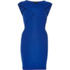 River Island Womens Bright Cross Front Bodycon Dress