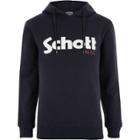Mens Schott Logo Print Hoodie