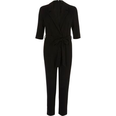 River Island Womens Tailored Three Quarter Sleeve Jumpsuit