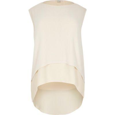 River Island Womens Ri Plus Double Layer Top
