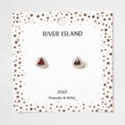 River Island Womens Gem July Birthstone Stud Earrings
