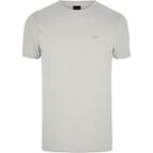 River Island Mens Pique Wasp Embroidered Crew Neck T-shirt