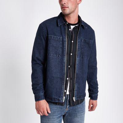 River Island Mens Denim Overshirt