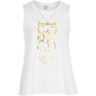 River Island Womens Foil Print Chain Tank Top