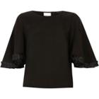 River Island Womens Grosgrain Sleeve Top