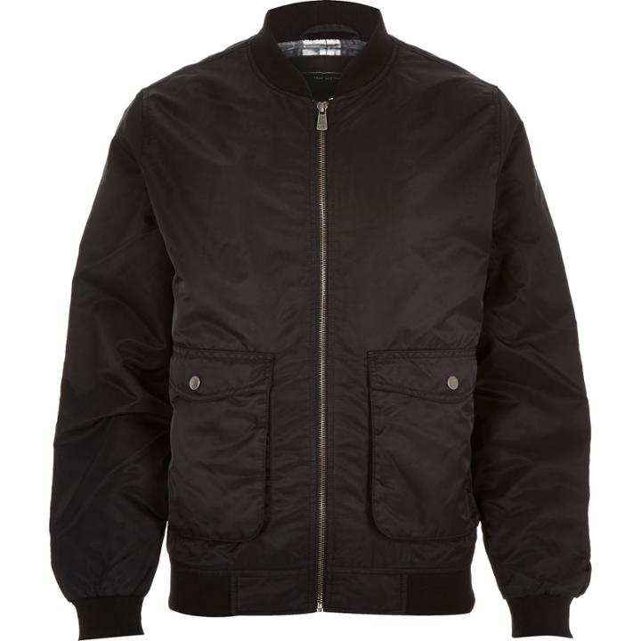 River Island Mensblack Only & Sons Bomber Jacket