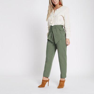 River Island Womens Paperbag Waist Pants