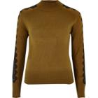 River Island Womens Lace Sleeve Turtleneck Top