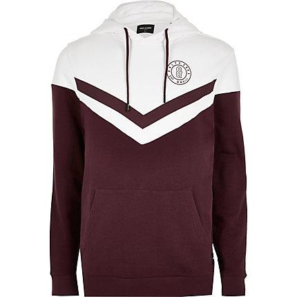 River Island Mens Only And Sons Colour Block Hoodie