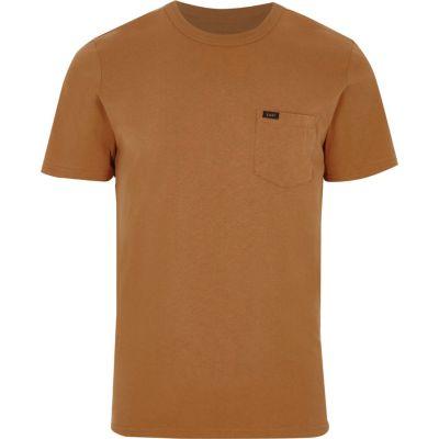 River Island Mens Lee Crew Neck Pocket T-shirt