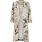 River Island Womens Floral Print Duster Coat