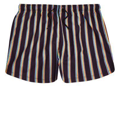 River Island Mens Pride Rainbow Print Swim Shorts