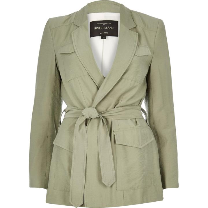 River Island Womens Belted Safari Jacket