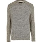 River Island Mens Textured Knit Sweater