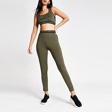 River Island Womens Stripe Print Leggings