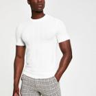 River Island Mens Stitch Slim Fit T-shirt
