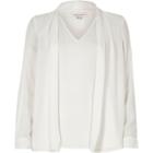 River Island Womens White 2 In 1 Blouse