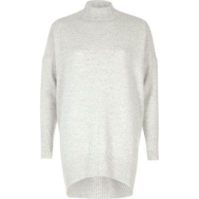 River Island Womens Knit Oversized Turtle Neck Sweater