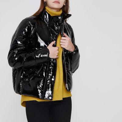 River Island Womens High Shine Puffer Jacket