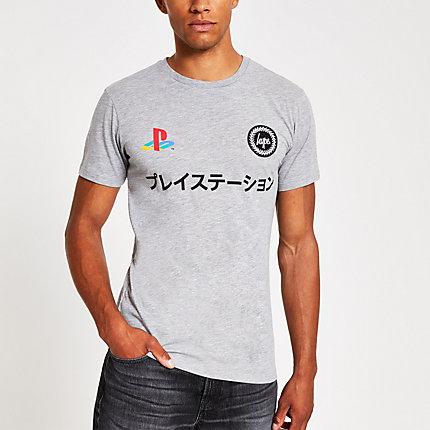 Mens Hype Playstation Dual Logo T-shirt
