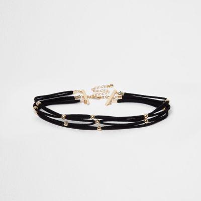 River Island Womens Lattice Stud Choker