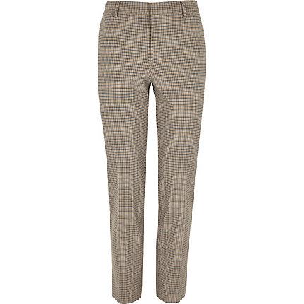 River Island Mens Pupstooth Super Skinny Smart Trousers