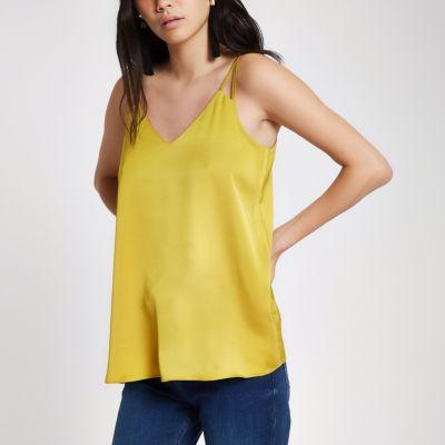 River Island Womens Satin Split Strap Cami Top