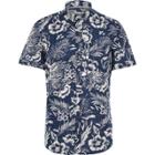 River Island Mens Hawaiian Print Short Sleeve Shirt
