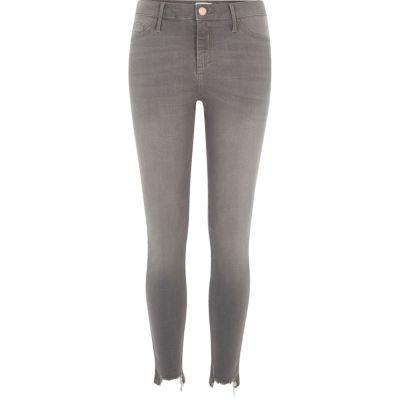 River Island Womens Ripped Molly Reform Jeggings