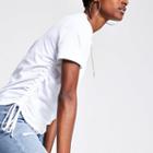 River Island Womens White Ruched Tie Side T-shirt