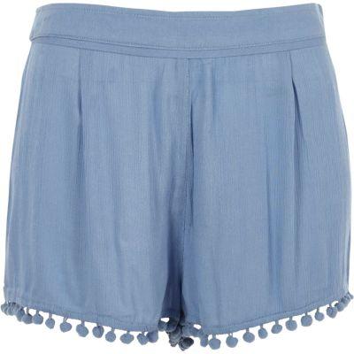 River Island Womens Pom Pom Trim Shorts