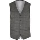 Mens Jack And Jones Check Waistcoat
