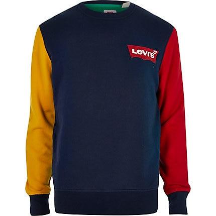 Mens Levi's Colour Block Sweatshirt