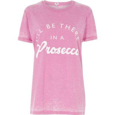 River Island Womens 'i'll Be There In A Prosecco' T-shirt