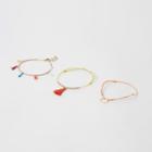 River Island Womens Tassel Circle Bracelet Pack