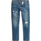 River Island Mens Dylan Ripped Slim Fit Jeans