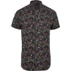 River Island Mens Muscle Fit Floral Shirt
