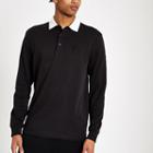 River Island Mens R96 Long Sleeve Rugby Shirt