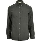 River Island Mens Flannel Long Sleeve Shirt