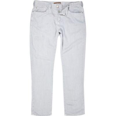 River Island Mens Linen-tencel Blend Slim Pants