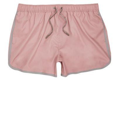 River Island Mensdusty Runner Style Swim Trunks