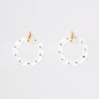 River Island Womens Gold Colour Circle Drop Earrings