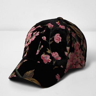 River Island Womens Rose Print Cap