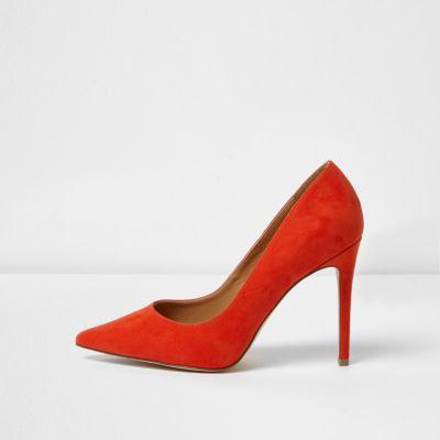 River Island Womens Suede Wide Fit Court Shoes